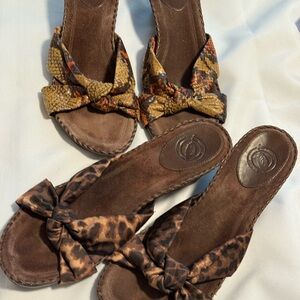 Stylish Brown and Tan Women's Sandals